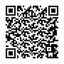 Codice QR per il numero di telefono +19857441874
