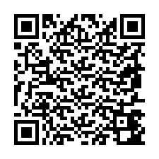 QR-koodi puhelinnumerolle +19857442014