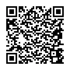 QR-code voor telefoonnummer +19857442073