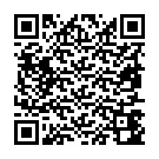 Codice QR per il numero di telefono +19857442083