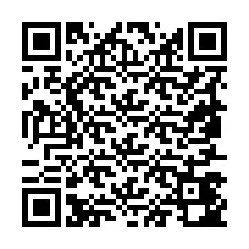 QR-Code für Telefonnummer +19857442088