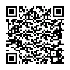 QR-Code für Telefonnummer +19857442106