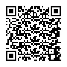 QR kód a telefonszámhoz +19857442142