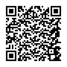 Codice QR per il numero di telefono +19857442171