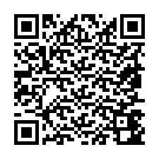 QR kód a telefonszámhoz +19857442199