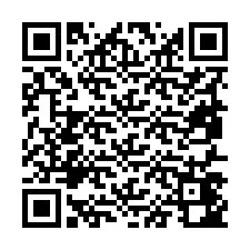 Codice QR per il numero di telefono +19857442203