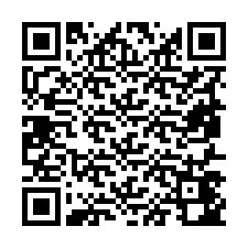 Codice QR per il numero di telefono +19857442207