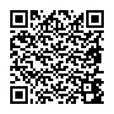 QR-код для номера телефона +19857442216