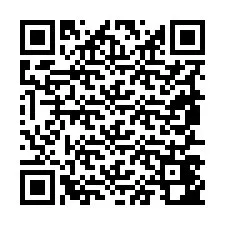 QR kód a telefonszámhoz +19857442234