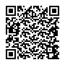 QR-Code für Telefonnummer +19857442252