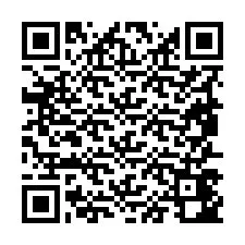 QR-Code für Telefonnummer +19857442272