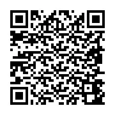 QR-Code für Telefonnummer +19857442296