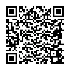 Código QR para número de telefone +19857442357