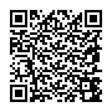 Codice QR per il numero di telefono +19857442410