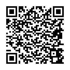 QR Code pour le numéro de téléphone +19857442467