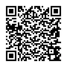 QR kód a telefonszámhoz +19857442485