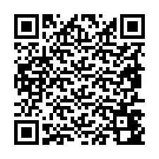 Kode QR untuk nomor Telepon +19857442552