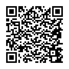 QR-code voor telefoonnummer +19857442563