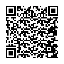 Kod QR dla numeru telefonu +19857442583