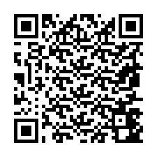 QR-код для номера телефона +19857442585