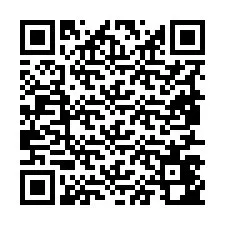 Kod QR dla numeru telefonu +19857442586