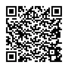 Código QR para número de telefone +19857442606