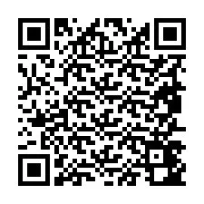 Código QR para número de teléfono +19857442672