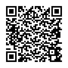 Codice QR per il numero di telefono +19857442686