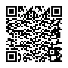 Código QR para número de telefone +19857442806