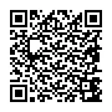 QR Code pour le numéro de téléphone +19857443052