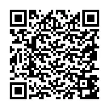 QR-Code für Telefonnummer +19857443068