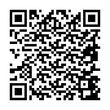 Código QR para número de teléfono +19857443313