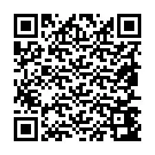 Codice QR per il numero di telefono +19857443329