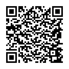 QR-Code für Telefonnummer +19857443395