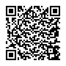 Kode QR untuk nomor Telepon +19857443404