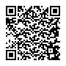 Código QR para número de teléfono +19857443502