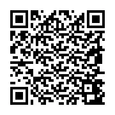 Codice QR per il numero di telefono +19857443690