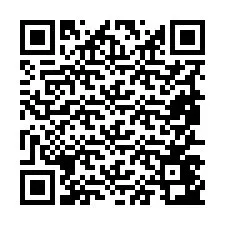 QR Code pour le numéro de téléphone +19857443777