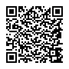 Codice QR per il numero di telefono +19857443858