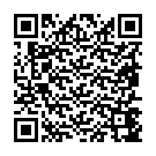 QR-koodi puhelinnumerolle +19857447256