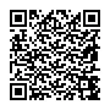 QR kód a telefonszámhoz +19857447445