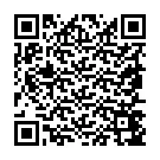 QR kód a telefonszámhoz +19857447638