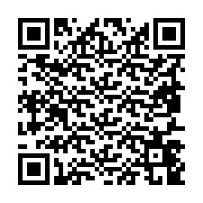 Código QR para número de teléfono +19857449506