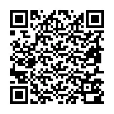 QR Code pour le numéro de téléphone +19857500103