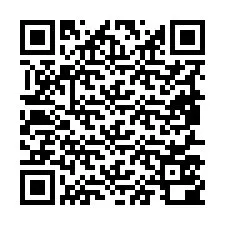Codice QR per il numero di telefono +19857500316