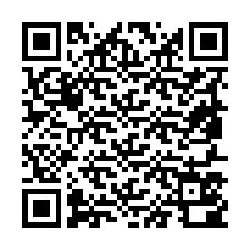 Código QR para número de teléfono +19857500409