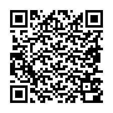 Código QR para número de teléfono +19857500536