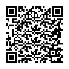 QR Code pour le numéro de téléphone +19857501063