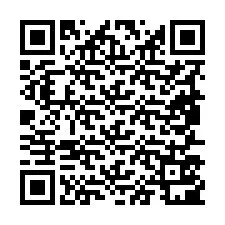 Codice QR per il numero di telefono +19857501236