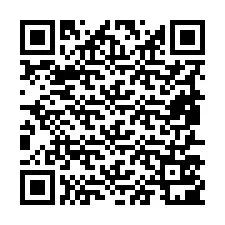 Código QR para número de teléfono +19857501257